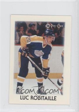 1987-88 O-Pee-Chee Leaders Mini - [Base] #35 - Luc Robitaille