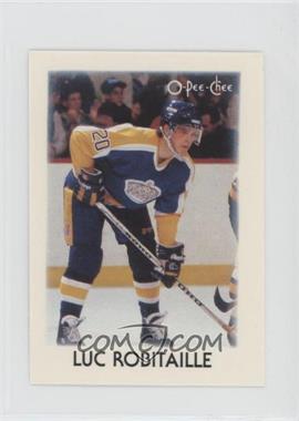 1987-88 O-Pee-Chee Leaders Mini - [Base] #35 - Luc Robitaille