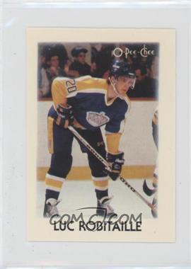 1987-88 O-Pee-Chee Leaders Mini - [Base] #35 - Luc Robitaille