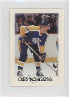 1987-88 O-Pee-Chee Leaders Mini - [Base] #35 - Luc Robitaille