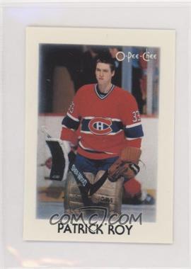 1987-88 O-Pee-Chee Leaders Mini - [Base] #36 - Patrick Roy