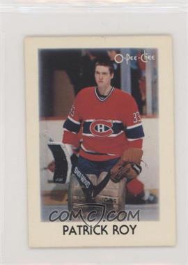 1987-88 O-Pee-Chee Leaders Mini - [Base] #36 - Patrick Roy