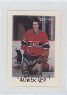 1987-88 O-Pee-Chee Leaders Mini - [Base] #36 - Patrick Roy