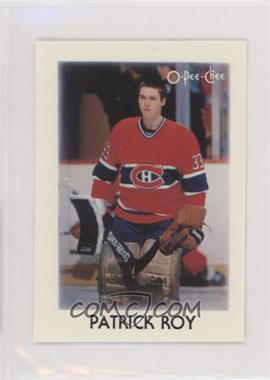 1987-88 O-Pee-Chee Leaders Mini - [Base] #36 - Patrick Roy