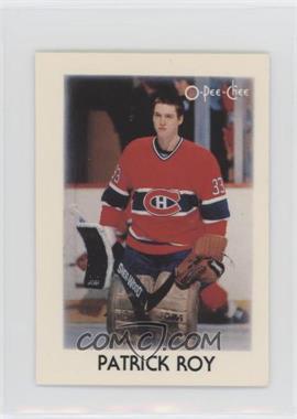 1987-88 O-Pee-Chee Leaders Mini - [Base] #36 - Patrick Roy