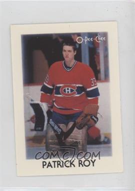 1987-88 O-Pee-Chee Leaders Mini - [Base] #36 - Patrick Roy