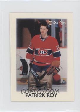 1987-88 O-Pee-Chee Leaders Mini - [Base] #36 - Patrick Roy