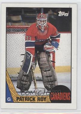 1987-88 Topps - [Base] #163 - Patrick Roy