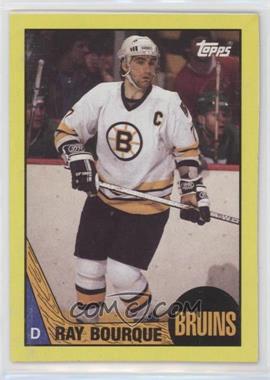 1987-88 Topps - Box Bottoms #F - Ray Bourque