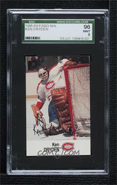 1988-89 ESSO NHL All-Star Collection - [Base] #_KEDR - Ken Dryden [SGC 96 MINT 9]