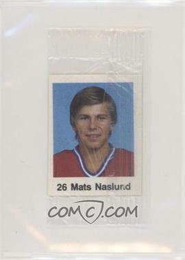 1988-89 Frito-Lay NHLPA Stickers - [Base] #_MANA - Mats Naslund