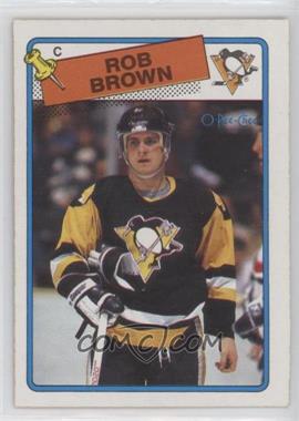 1988-89 O-Pee-Chee - [Base] #109 - Rob Brown