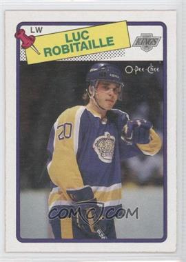 1988-89 O-Pee-Chee - [Base] #124 - Luc Robitaille