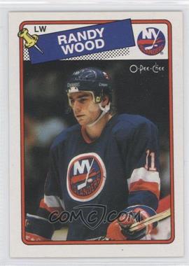 1988-89 O-Pee-Chee - [Base] #140 - Randy Wood