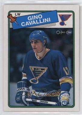 1988-89 O-Pee-Chee - [Base] #149 - Gino Cavallini