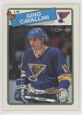 1988-89 O-Pee-Chee - [Base] #149 - Gino Cavallini