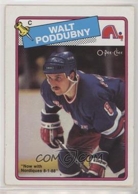 1988-89 O-Pee-Chee - [Base] #170 - Walt Poddubny [EX to NM]