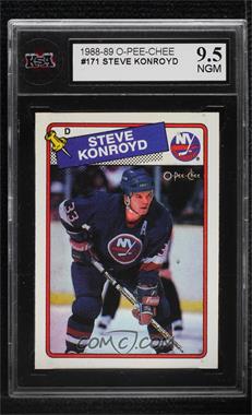 1988-89 O-Pee-Chee - [Base] #171 - Steve Konroyd [KSA 9.5 NGM]