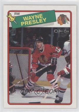 1988-89 O-Pee-Chee - [Base] #185 - Wayne Presley