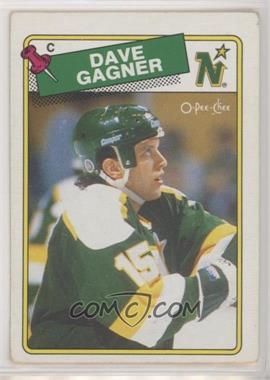 1988-89 O-Pee-Chee - [Base] #215 - Dave Gagner [EX to NM]