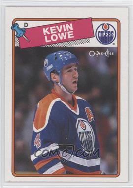 1988-89 O-Pee-Chee - [Base] #229 - Kevin Lowe