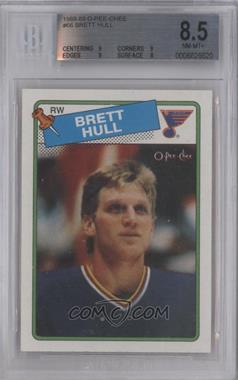 1988-89 O-Pee-Chee - [Base] #66.1 - Brett Hull [BGS 8.5 NM‑MT+]