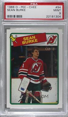 1988-89 O-Pee-Chee - [Base] #94 - Sean Burke [PSA 9 MINT]