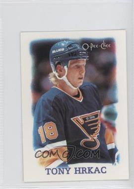 1988-89 O-Pee-Chee NHL Stars Mini - Etoiles Stars #15 - Tony Hrkac