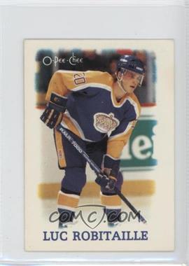 1988-89 O-Pee-Chee NHL Stars Mini - Etoiles Stars #32 - Luc Robitaille