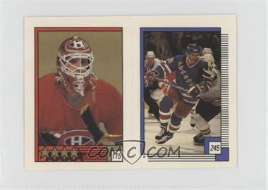1988-89 O-Pee-Chee Stickers - [Base] #115-245 - Patrick Roy, Chris Nilan