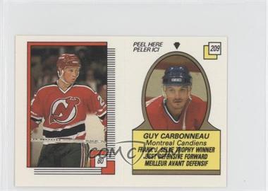 1988-89 O-Pee-Chee Stickers - [Base] #80-209 - Doug Brown, Guy Carbonneau