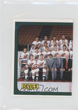 1988-89 Panini Album Stickers - [Base] #279 - Team Picture - New Jersey Devils (Left)