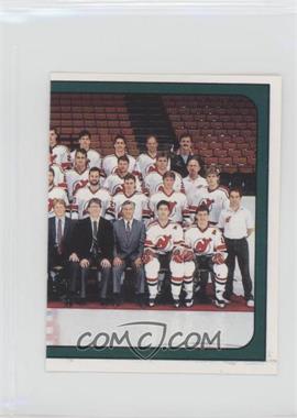 1988-89 Panini Album Stickers - [Base] #280 - Team Picture - New Jersey Devils (Right)