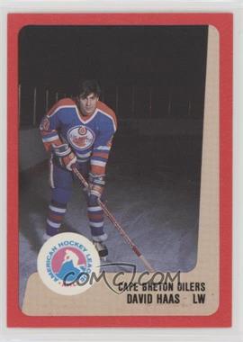1988-89 ProCards AHL/IHL - [Base] #_DAHA - David Haas