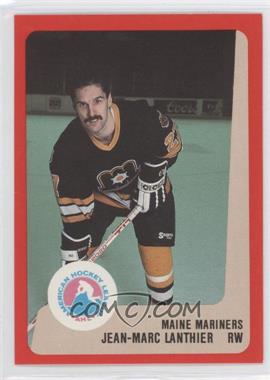 1988-89 ProCards AHL/IHL - [Base] #_JELA.1 - Jean-Marc Lanthier