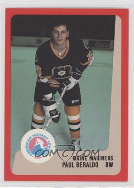 1988-89 ProCards AHL/IHL - [Base] #_PABE - Paul Beraldo