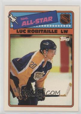 1988-89 Topps - All-Star Stickers #1 - Luc Robitaille