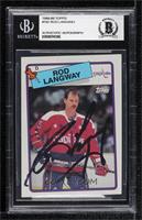Rod Langway [BAS BGS Authentic]