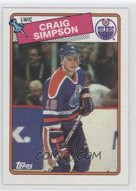 1988-89 Topps - [Base] #27 - Craig Simpson