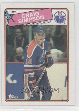 1988-89 Topps - [Base] #27 - Craig Simpson