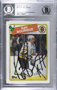 1988-89 Topps - [Base] #73 - Ray Bourque [BAS Authentic]