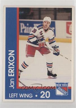 1989-90 Marine Midland New York Rangers Team Issue - [Base] #20 - Jan Erixon [EX to NM]