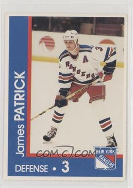 1989-90 Marine Midland New York Rangers Team Issue - [Base] #3 - James Patrick [Poor to Fair]