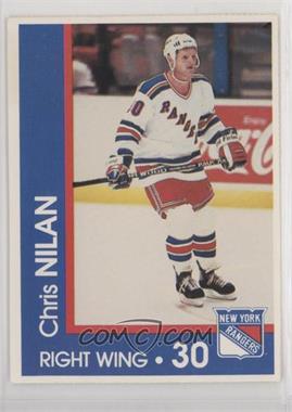 1989-90 Marine Midland New York Rangers Team Issue - [Base] #30 - Chris Nilan [Poor to Fair]