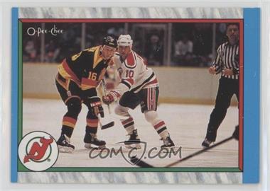 1989-90 O-Pee-Chee - [Base] #308 - New Jersey Devils Team