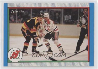 1989-90 O-Pee-Chee - [Base] #308 - New Jersey Devils Team