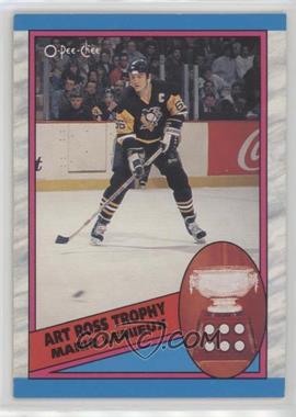 1989-90 O-Pee-Chee - [Base] #319 - Art Ross Trophy (Mario Lemieux)