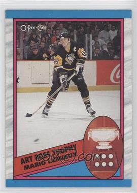 1989-90 O-Pee-Chee - [Base] #319 - Art Ross Trophy (Mario Lemieux)