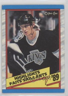 1989-90 O-Pee-Chee - [Base] #325 - 1988-89 Highlight - Wayne Gretzky [Noted]