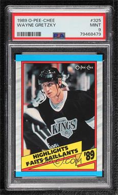 1989-90 O-Pee-Chee - [Base] #325 - 1988-89 Highlight - Wayne Gretzky [PSA 9 MINT]